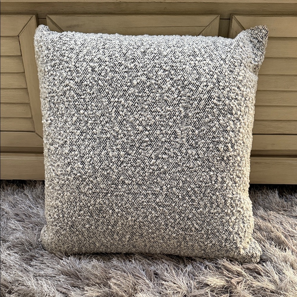 Threshold Textured Gray Accent Pillow
